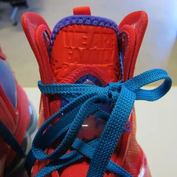 Nike Lebron 19 King Crown Mens 13.5 Siren Red/Laser Blue/Psych Purple CZ0203-600